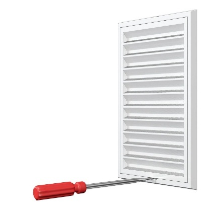 Решетка вентиляционная ERA 1520RZN 150х200х7.2мм