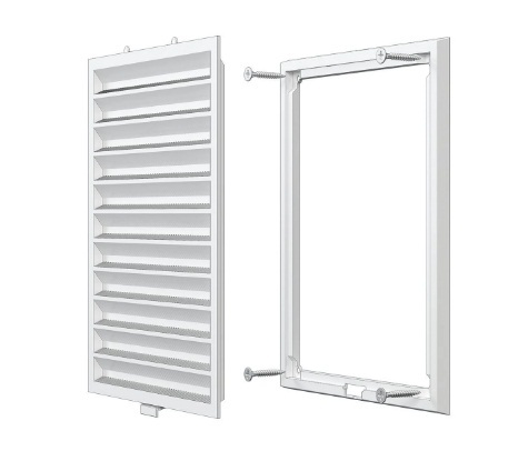 Решетка вентиляционная ERA 1520RZN 150х200х7.2мм